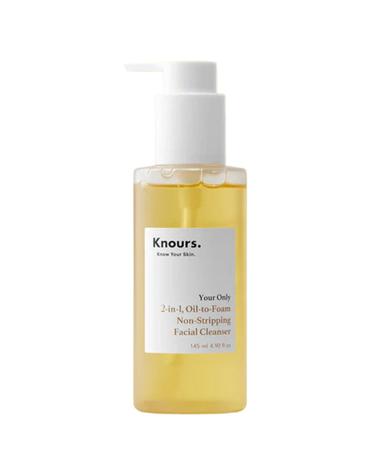 2-in-1, Oil-to-Foam Non-Stripping Facial Cleanser