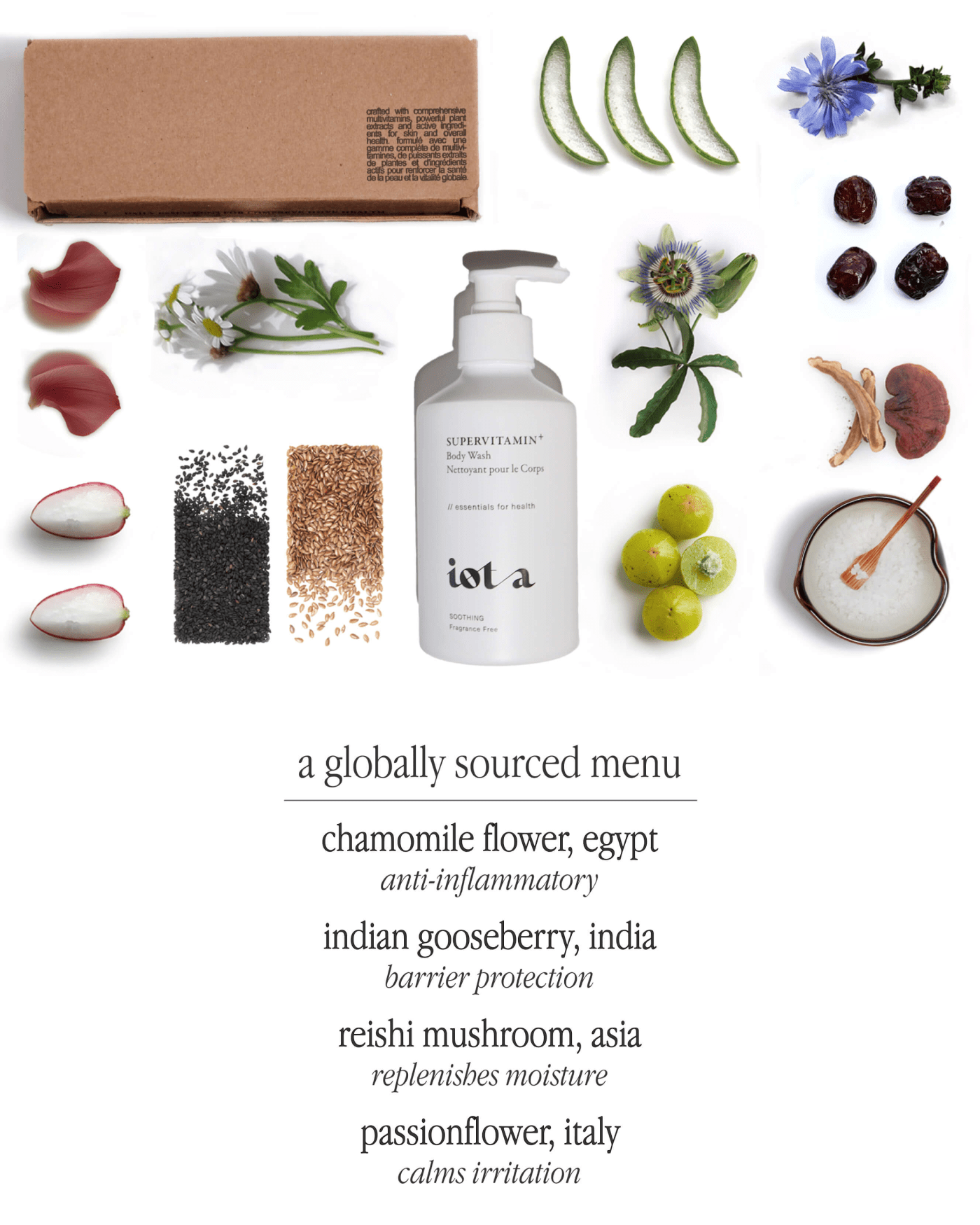 Supervitamin Body Wash+ Soothing