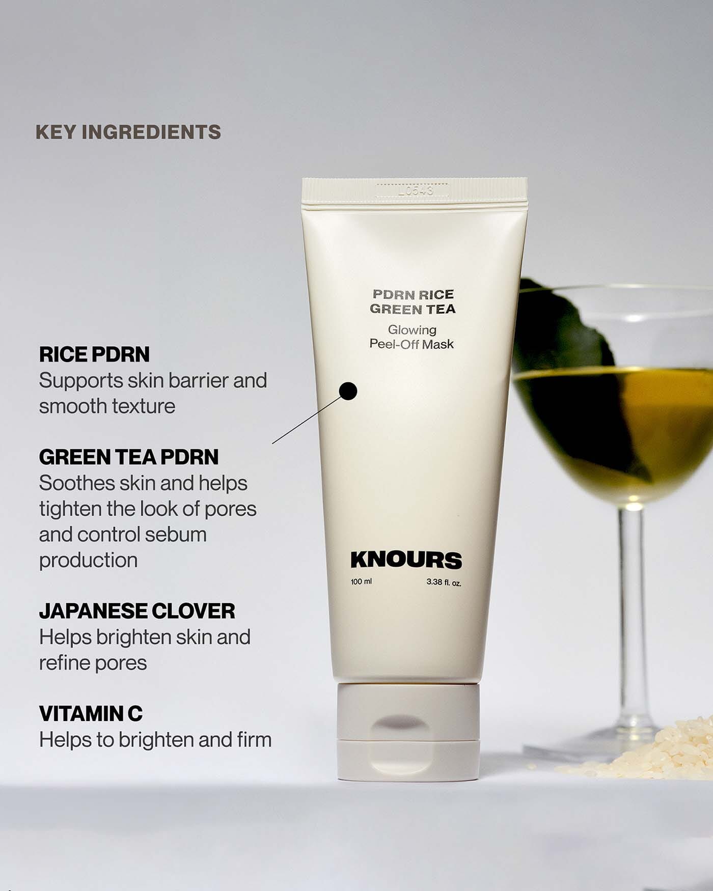 PDRN Rice & Green Tea Glowing Peel Off Mask