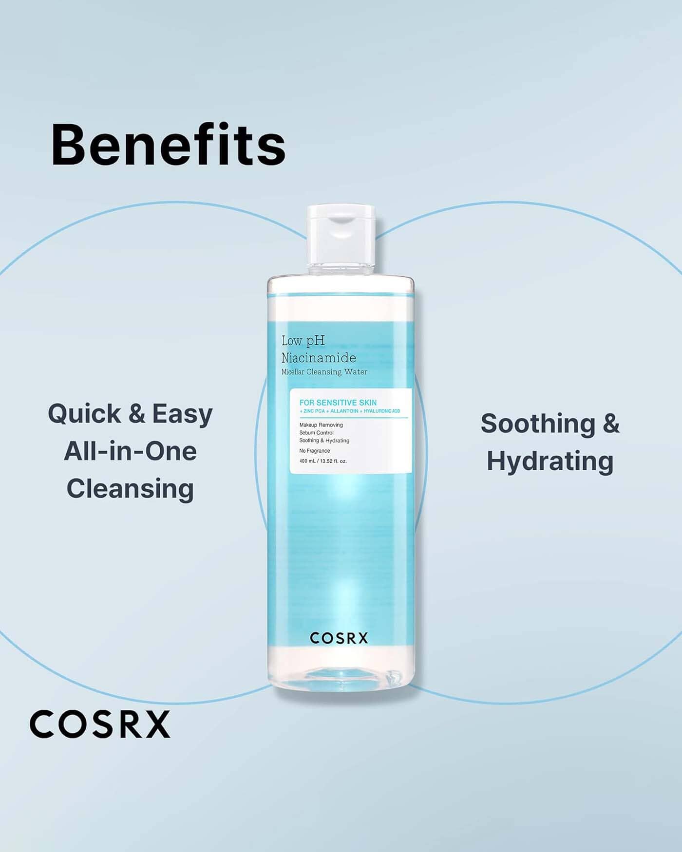 Low pH Niacinamide Micellar Cleansing Water