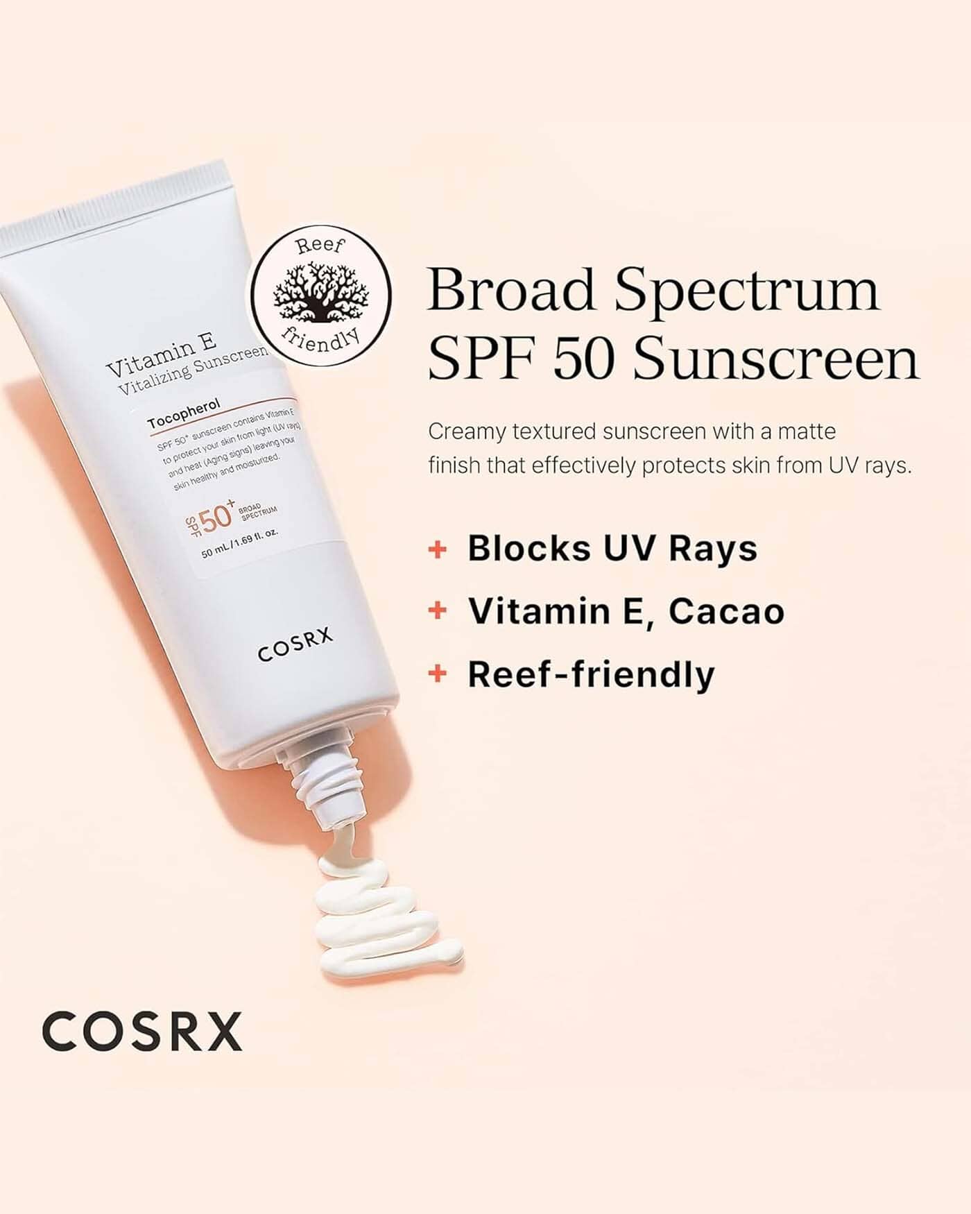 Vitamin E Vitalizing Sunscreen SPF 50+