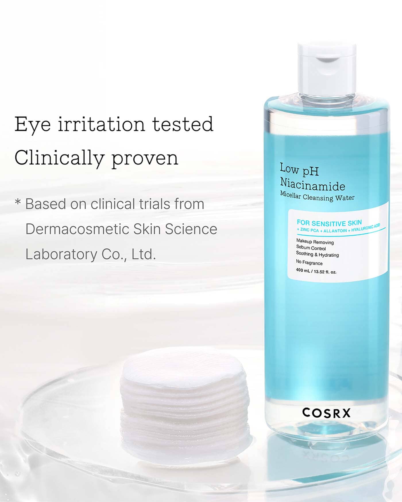 Low pH Niacinamide Micellar Cleansing Water