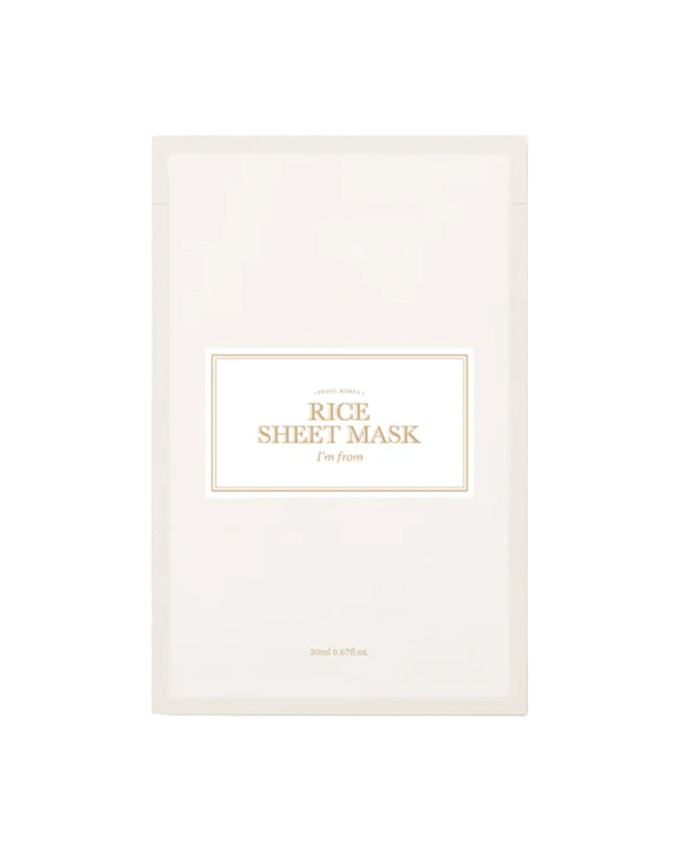 Rice Sheet Mask (Single)
