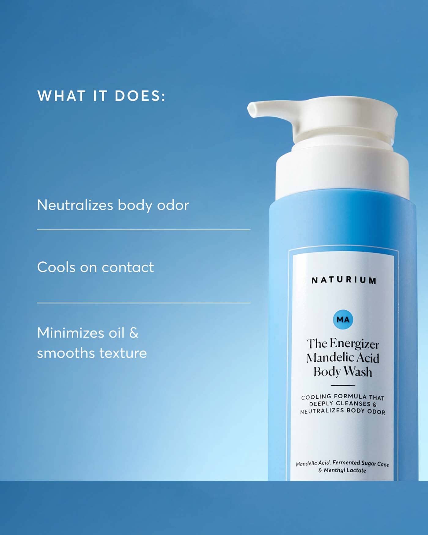 The Energizer Mandelic Acid Body Wash