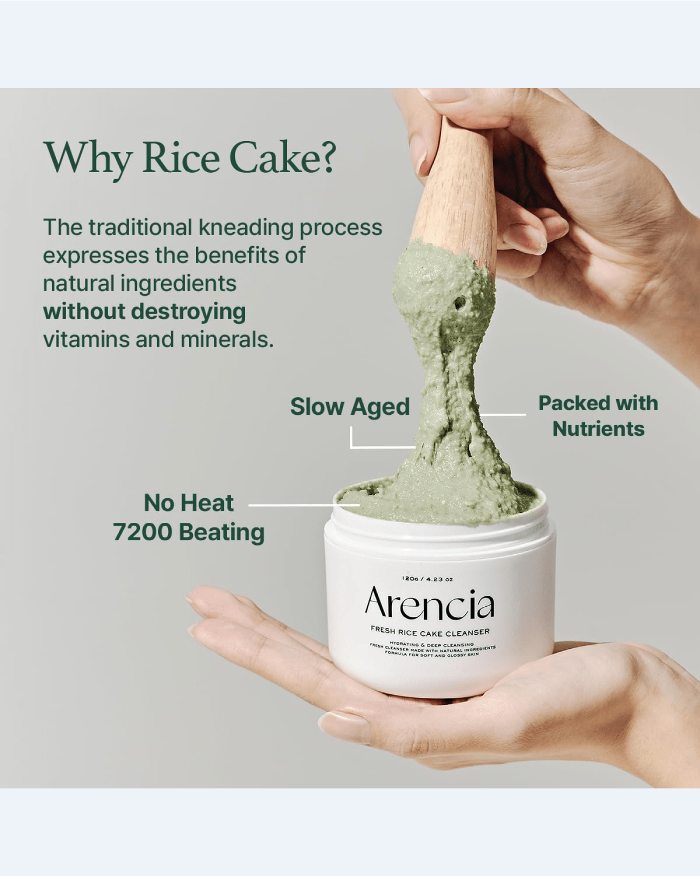 Fresh Green Rice Mochi Cleanser