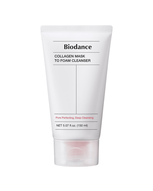 Collagen Mask to Foam Cleanser