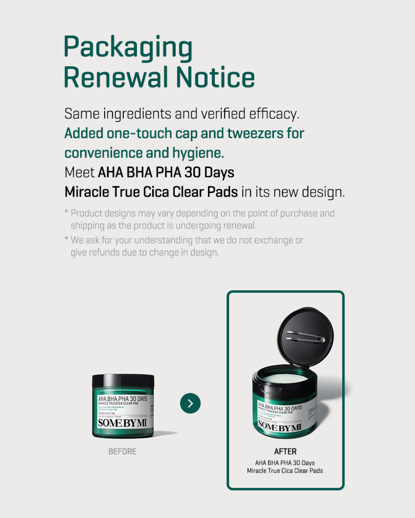 AHA-BHA-PHA 30 Days Miracle Truecica Clear Pad
