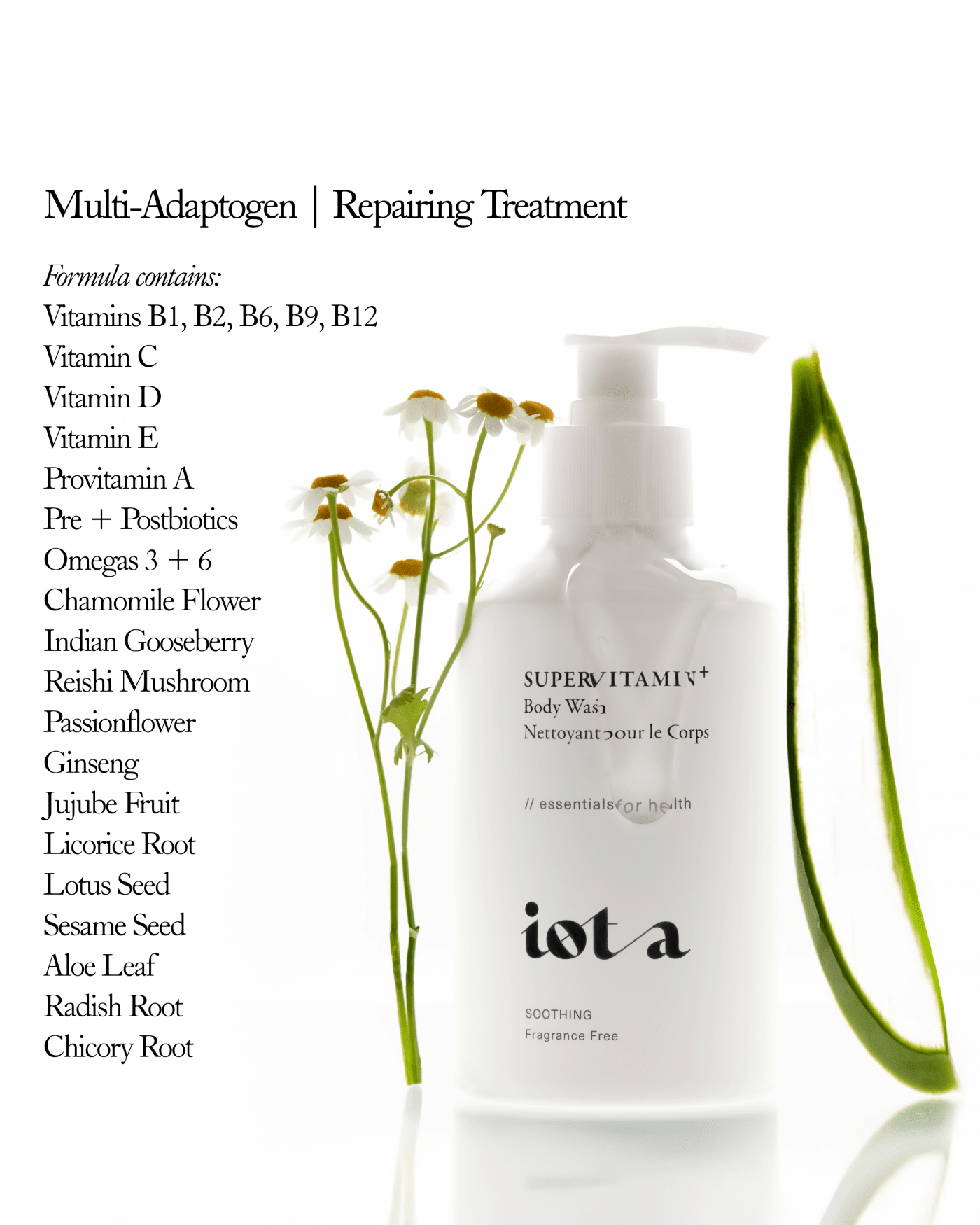 Supervitamin Body Wash+  Soothing