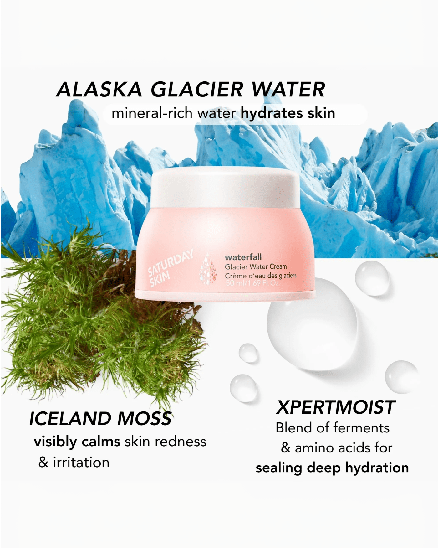 Waterfall Glacier Water Cream