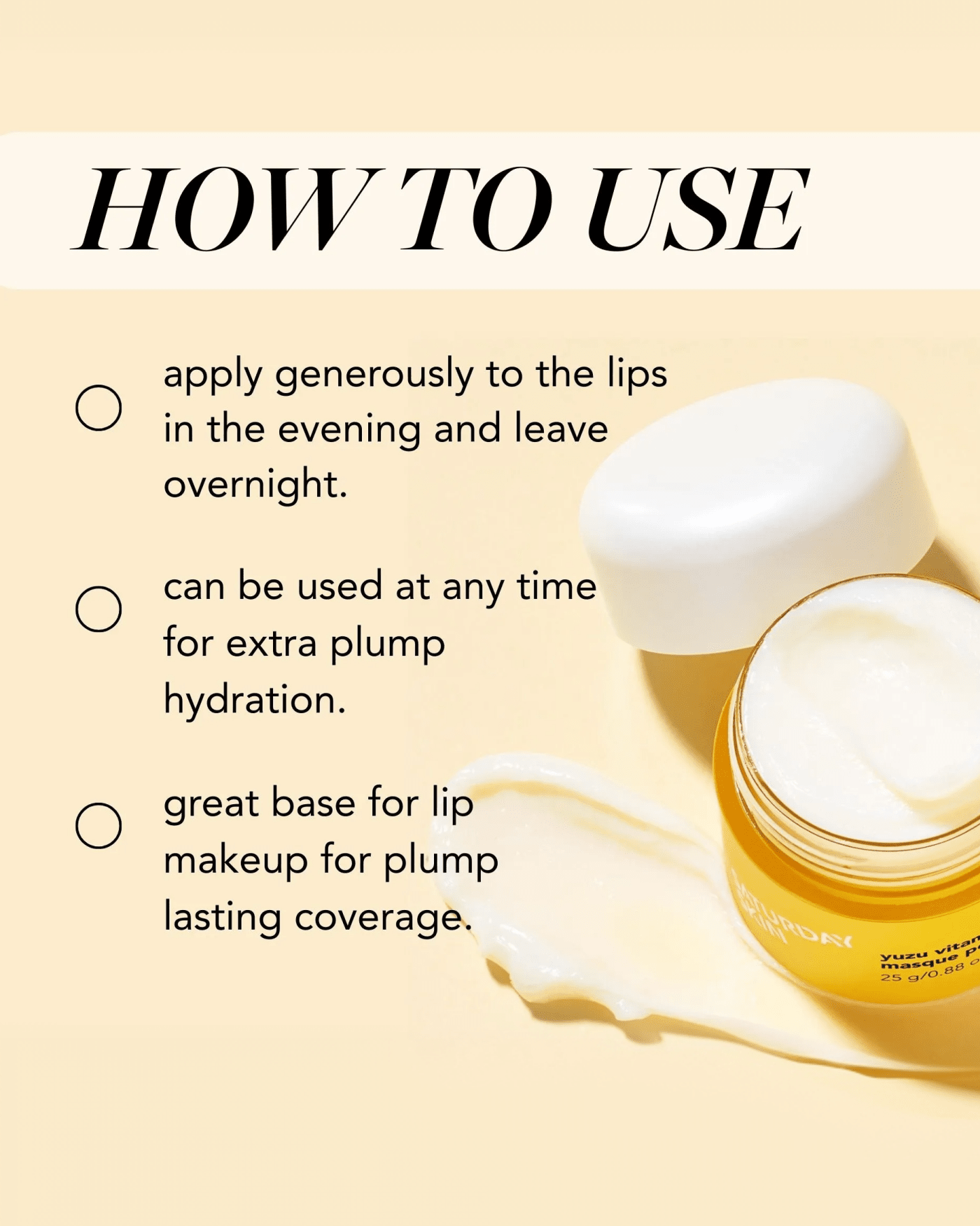 Yuzu Vitamin C Lip Mask