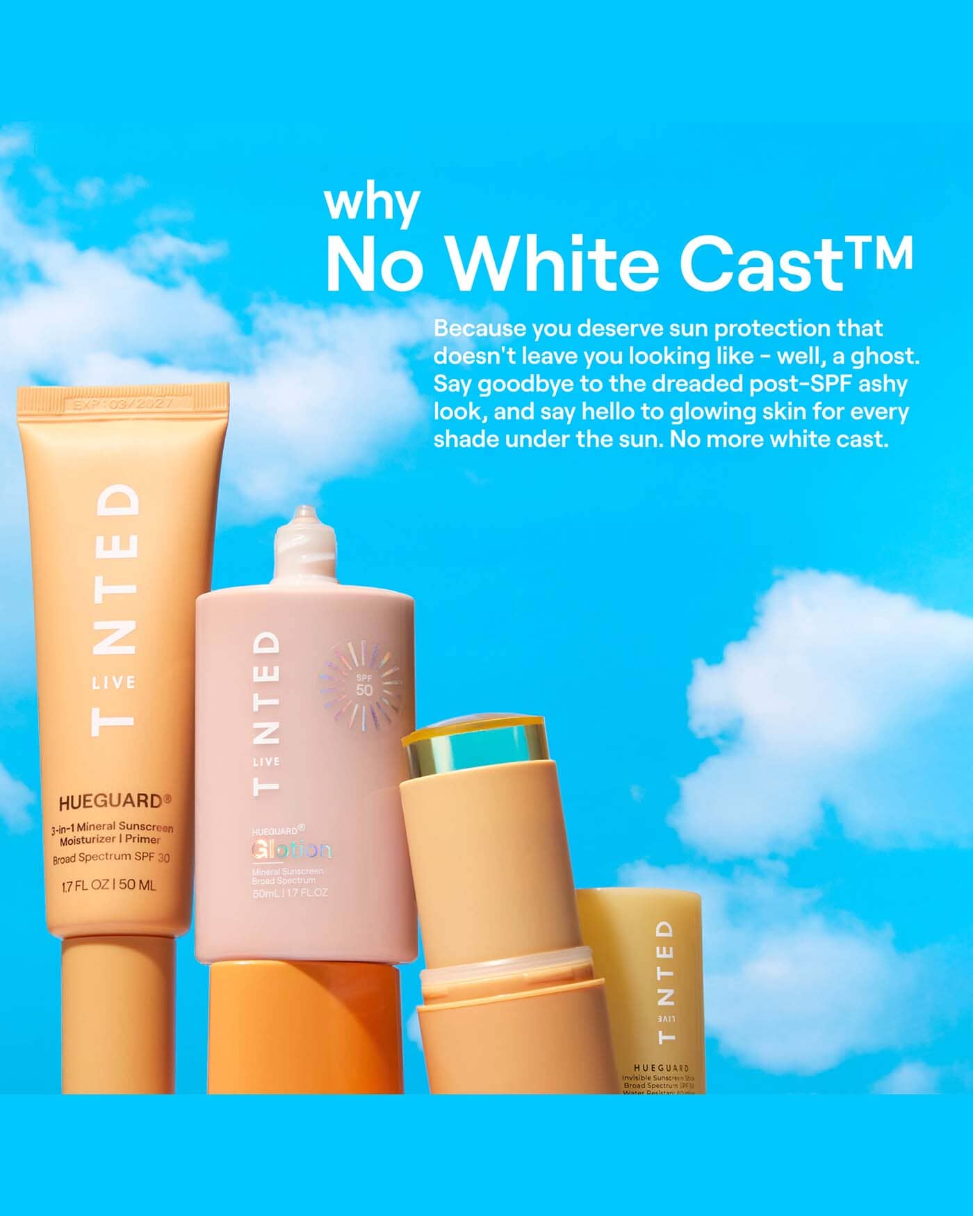 Hueguard® Glotion Mineral Sunscreen Broad Spectrum SPF 50